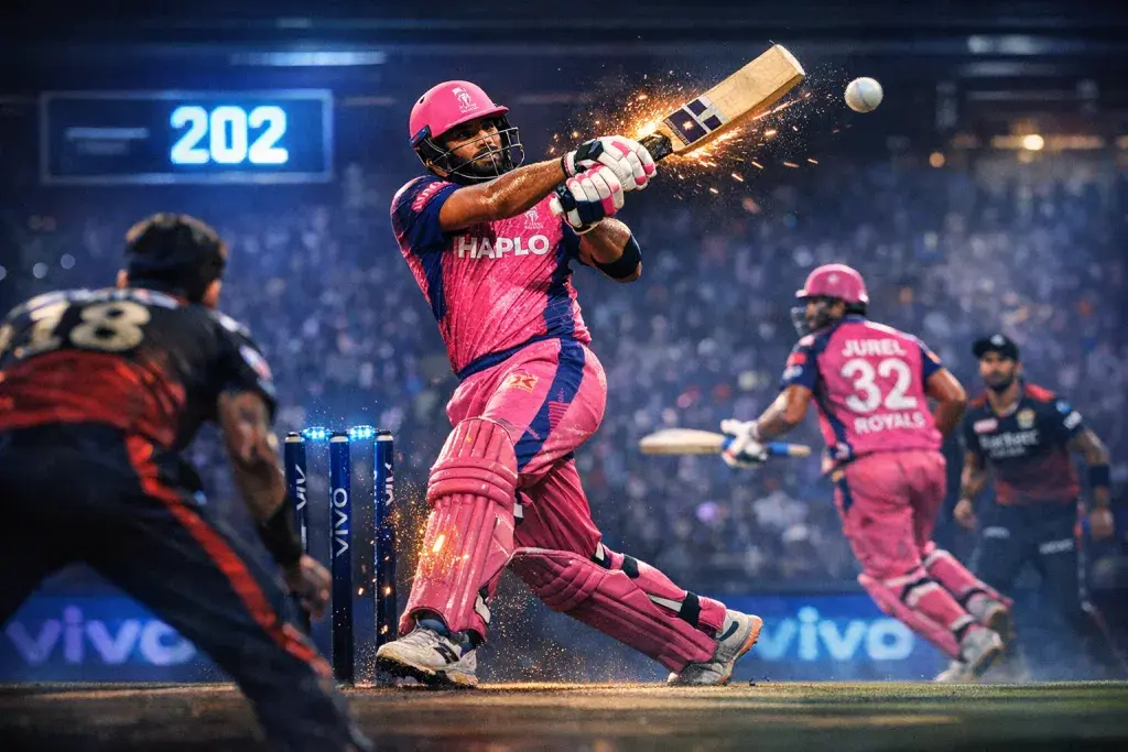 Vaibhav Sooryavanshi's Powerplay Explosion Propels Rajasthan Royals to Six-Wicket Win Over RCB